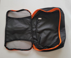 Harley Davidson Travel Packing Cubes Mesh Storage Bags 6 Zippered Bags Black NEW