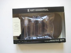 Get Essentail 6PC Mesh Bag Travel Kit 3-1-1 Bag with Resuable Bottles