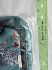 Bang & Carsen Large Hanging Toiletry Bag Azure Floral Travel Cosmetic Organizer