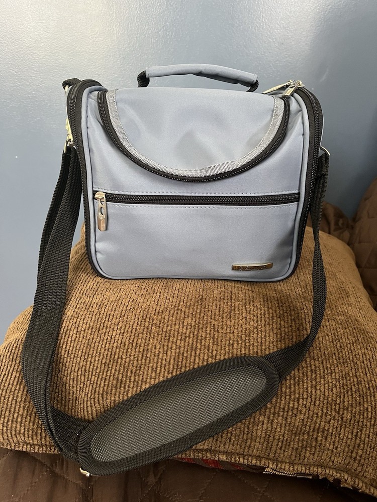 NEW Blue Travel Bag For Makeup Toiletries Or Camera