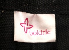 Boldric India BLACK CANVAS BROWN GENUINE LEATHER BELTED KNIFE BAG FOLDER CASE