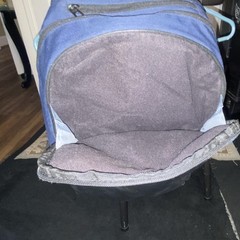 Nike Blue Backpack with Multiple Compartments