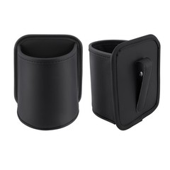 Koongloong 2PCS Car Cup Holder Clip on Door Back Seat Extra Drink Black