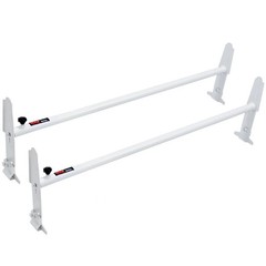 Van Roof Ladder Rack, 2 Bar Alloy Steel Ladder Racks, Adjustable from 47.2&Prime;-78.7