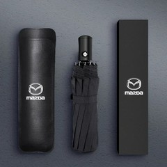 Mazda Automatic Foldable Car Umbrella | Portable Sun & Rain Cover