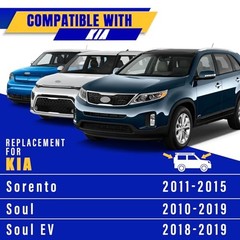 3 wipers Replacement for 2011-2015 Kia Sorento/2010-2019 Kia Soul/2018-2019