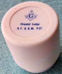 1970&rsquo;s Globetrotter Travel Kit Wilmington Delaware Masonic Lodge A.F. & A.M. #27
