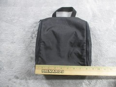 Vintage L.L.Bean Hanging Toiletry Dopp Kit Black Travel Bag Mesh Pockets