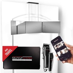 Portable Mini Travel Hair Cutting Kit – Self Cut System 4.0, Retro Design, Easy