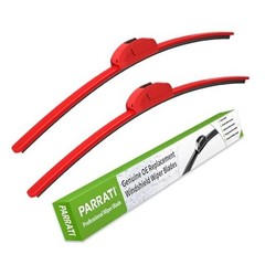 OEM QUALITY 26&Prime; + 18&Prime; Premium All-Season Bright Red Windshield Wiper Blades