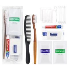 50 Sets Basic Toiletry Kits Disposable Personal Hygiene Kit Bulk | Travel Size T