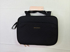 BAGSMART The Space Saver Toiletry Bag in Bonchemin Black, Travel Organizer NWT
