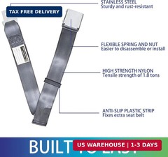 Airplane Seat Belt Extender, 7-31&Prime; Airline Seatbelt Extender Adjustable – FITS A