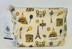 Authentic L&rsquo;Occitane Limited Edition Paris Olympics Cosmetic Bag Eiffel Tower