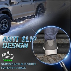 6&Prime; Running Boards Side Steps For 2015-2024 Ford F-150 Super Crew Cab Nerf Bars.