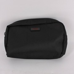 TUMI for DELTA Airlines Travel Storage Toiletry Makeup Cosmetics Bag Black Nylon