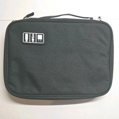 Travel Tech Organizer – Carrying Case for Electronics/Accessories (Black) -Large