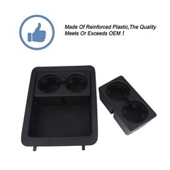 ONER AUTO PARTS Center Console Cup Holder Tray,Compatible with Black