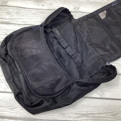 LL Bean Black Hanging Nylon Travel Bag Organizer Cosmetics Camping