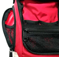 LL Bean Toiletry Bag Unisex Red Makeup Case Travel Personal Organizer Hangable