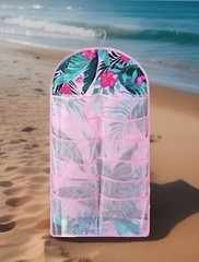 Home Travel Cruise Organizer Hang Anywhere 12XL Pockets Tropical Pink 35×18”