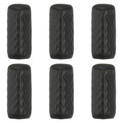 6 Pcs Silicone Bottle Covers for Travel, Black