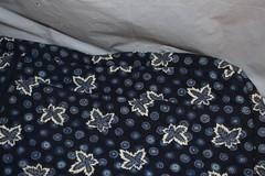 Vintage Vera Bradley Large Garment Bag in Retired Blue Coin Pattern