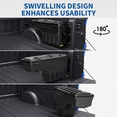 oEdRo Truck Bed Storage Tool Box F150 2015-2026 Pair