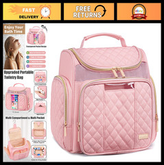 Large Water-Resistant Toiletry Bag for Travel, Makeup & Bathroom – Hanging Desig