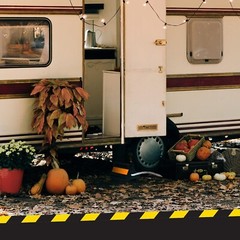 Rubber Wheel Chock Tire Wedge Blocks Rope Connect Truck Trailer Camper Aircraft