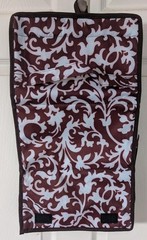 Travel Bag Rollable Vinyl Organizer Cosmetics Toiletries 19 x 11 Inch