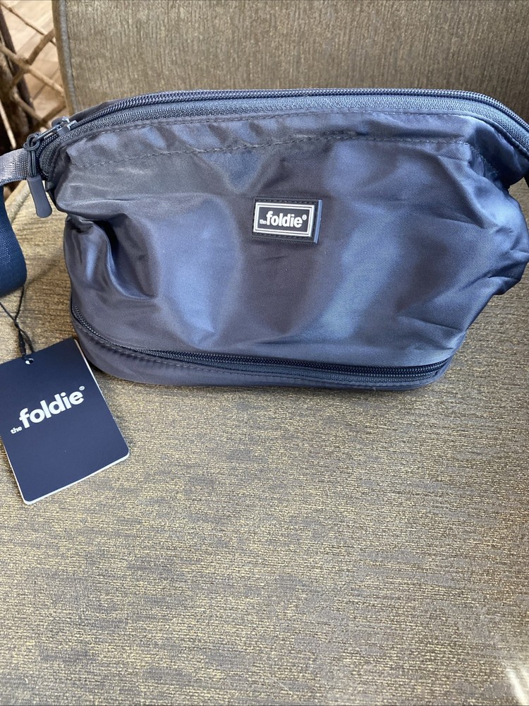 The Foldie COSMETIC Toiletry Bag Black Brand New TAGS BNWT FAST POST
