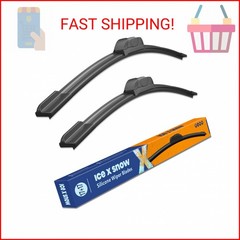 ICEXSNOW 17&Prime;+17&Prime; Silicone Wiper Blades Oem Quality Premium All Seasons Windshiel