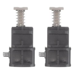 2 Pcs Luggage Repair Suitcase Handle Lock Retractable Replacement Parts