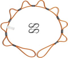 | Bungee Cord with Hooks Tie Down System | Adjustable Cargo 5 feet, Orange