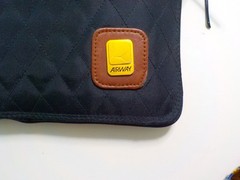 Airway Travel Organizer Bag Black Pouch Foldable Quilted Unisex