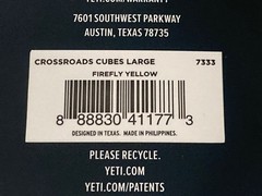 Yeti High-Vis Limited Edition Crossroads Packing Cube Large Firefly Yellow