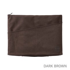 TO&FRO Dark Brown Bag-in-Bag A4 13-inch Laptop Organizer 6 Pockets