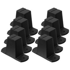 8Pcs Reusable Plastic Luggage Bottom Side Feet Pads for Travel Bag Repair