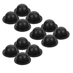 12Pcs Durable Black Plastic Protective Feet Pads for Suitcase and Backpack