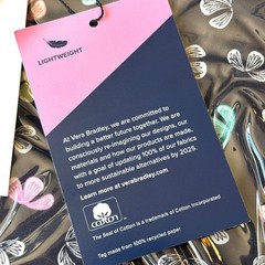 NWT VERA BRADLEY Hanging Accessory Organizer Butterfly By MSRP $50
