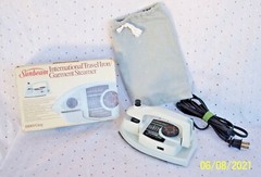 TRAVEL IRON – INTERNATIONAL -GARMENT STEAMER FOLDING HANDLE FROM SUNBEAM -10069