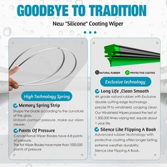 Chrysler Town & Country Wiper Blade Set 20082016 Easy DIY Install » »