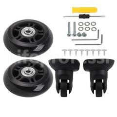 1.33inch Suitcase Luggage Swivel Caster with Replacement Wheel & Parts Pack of 4