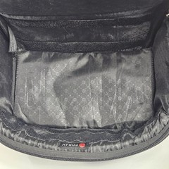 Foray Travel Toiletry Bag Black Medium Top Handle Soft Carry Zip Neoprene