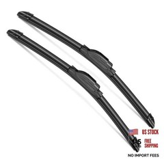 OEM Quality 28&Prime; + 15&Prime; Premium All-Seasons Auto Windshield Wiper Blades J