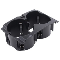 MOTOKU Front Seat Passenger Side Black Center Console Cup Holder for black