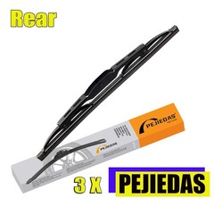 26+14 Front Wiper Blade + 10 Rear Wiper Blade Set for Chevrolet Trax 2013-2021/B