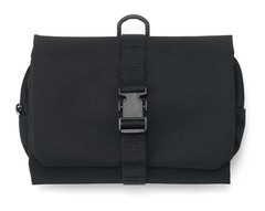 MUJI Polyester hanging case with detachable pouch 12×18×4.5cm