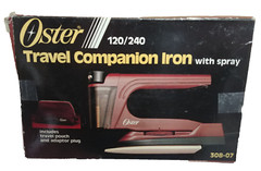 Oster 308-07 Mini Travel Companion iron with spray dual voltage